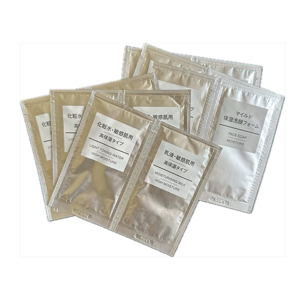 (3 for $15) Muji face cleansing & moisturizing travel set